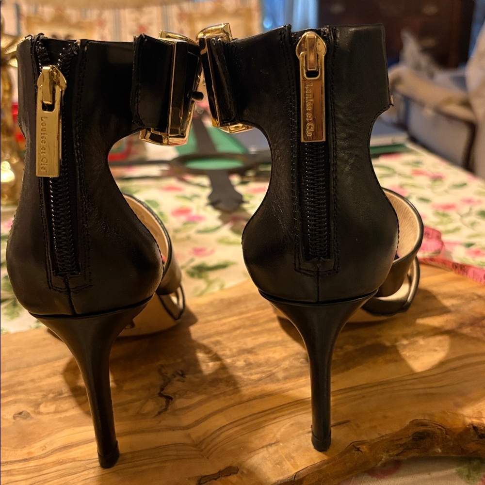 Louise et Cie Black Strappy Heels - Picture 3 of 9